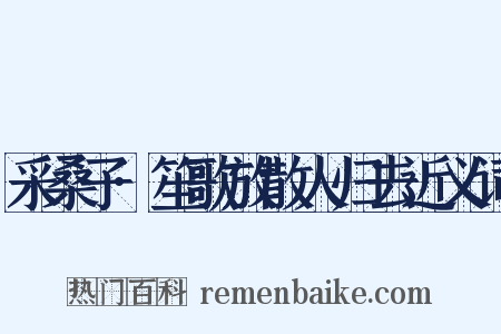 采桑子·笙歌放散人归去近义词是什么意思的图片